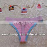 Ladies Seamless Thong Laser Cut Panty thumbnail-3