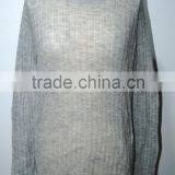 BGAX16309 Soft Computer Knitted Raglan Sleeves Cashmere Women Pullover Sweaters