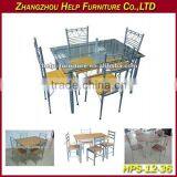 4 Chairs for Glass Dining Table Set