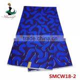 100% Cotton Wax Fabric Real Wax Print Fabric African Ankara Wax Printed SMCW18 thumbnail-1
