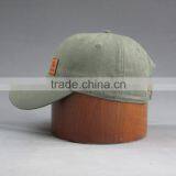 Hi Quality Custom 6-panel Cotton Twill Baseball Cap With PU Badge thumbnail-3