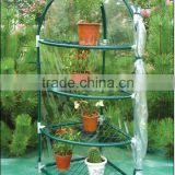 High quality round top PVC cover outdoor greenhouse