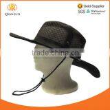 Green Safari Bucket Hat Hunting Army Fishing Bucket Hat With String Roll up Mesh Safari Bucket Hat thumbnail-1