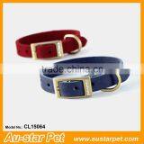 Promotional Nubuck Leather Pet Collars Small Dog Collars Cat Collars