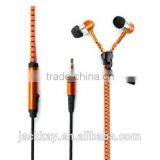 SNHALSAR Free Samples Mobile Sport Earphone, Zipper Metal Earphones thumbnail-6