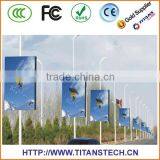 Creative LED Lamp Post Display Sign