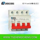 4P 1A B Curve Miniature Circuit Breaker C45 MCB