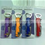New Arrival High Quality Multi-function Wine/beer Key Bottle Opener With Plastic Handle K14