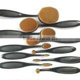 2016 New Professional 10 Pcs Soft Oval Toothbrush Design Makeup Brush Brush Makeup Cosmetics Tool Sets Foundation Brushes thumbnail-1