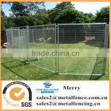 Black Dog Use Fence Powder Coated Material Dog Kennel Fence Panel thumbnail-5