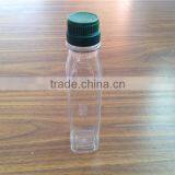 Plastic Square Bulk Olive Oil Bottles for 125ml