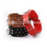 Real Leather Dog Collar With Spike