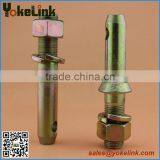 Yellow Zinc Lift Arms Pin With Nut and Washer thumbnail-1