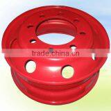 China Hot Sale 8.25*22.5 Tubeless Steel Wheel for Truck thumbnail-1
