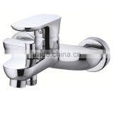 Brass Wall Mounted Waterfall Bathtub Faucet thumbnail-1