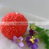 Small Rose Flower Ball DIY Crafts Mold Handmade Decorative Silicone Soap And Candle Molds thumbnail-4