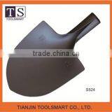 Round Nose Digging Steel Shovel Head With Black Painted thumbnail-1