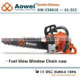 61cc Gas Chain Saw With 22'', 3/8