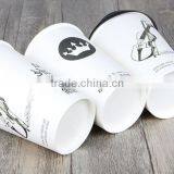 Disposable Paper Cup Printed Logo Compostable Coffee Cup thumbnail-3