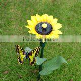 Solar Fluttering Butterfly With Sunflower Flying Butterfly Sunflower Fluttering Butterfly Garden Decoration Solar Butterfly thumbnail-2