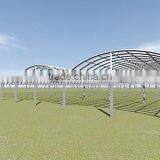 Plastic Sheet Covered Greenhouse Grow Tent With Gutter System For Agricultural Planting thumbnail-3