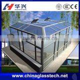 CE Certificate Size Customized Safety Buliding Laminated Glass Roof