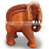 Southeast Asia Style Elephant Shape Wood Chair, Exquisite Handcarving Living Elephant Single Seater Chair (BF01-X1163) thumbnail-1
