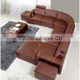 Bisini Latest Dubai Furniture, Genuine Leather Sofa Furniture thumbnail-1