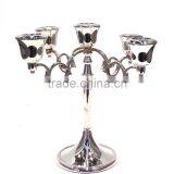 Nickle Plated Brass Five Arms Beautiful Candelabra thumbnail-1