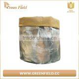 Golden Washable Bag Rolled Packing, Sack Metallic Color Keeper in Kraft thumbnail-6