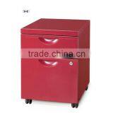 Hot Sale Office Furniture Lockable 2 Drawer Steel Movable File Cabinet thumbnail-1