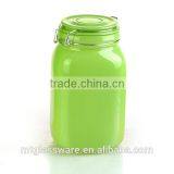 Ceramic Cookie Jar,Machine Made Glass Jar With Seal Clip thumbnail-3