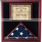 Customize High-grade Triangle Wooden Flag Box thumbnail-5