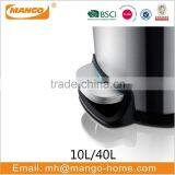 10L/40L Stainless Steel Pedal Trash Bin thumbnail-3