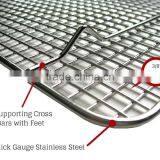 100% Stainless Steel Cooling Rack for Baking by Ultra Cuisine 10"x15" Fits Jelly Roll Pan, Heavy Duty Wire Grid Oven Safe for Ro thumbnail-2