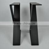 Furniture Accessories Flat Steel Black Iron 16 Inch Coffee Table Leg thumbnail-3