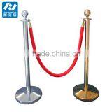Hotel Safety Queue Line Barrier With Red Velvet Rope thumbnail-5