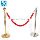 2pcs Black Steel Crowd Control Stanchion thumbnail-3