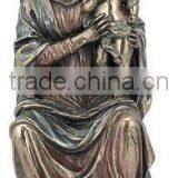 Home Decoration Metal Crafts Bronze Mary and Baby Jesus Statue for Sale thumbnail-2