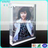 KM-CP42 Wholesale Nice Crystal Photo Block Lucite in Frame Acrylic Photo Frame With Magnet,plexiglass Photo Frames 4x6 thumbnail-5