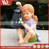 China Wholesale Websites Art Work Resin Craft Led Garden Solar Light With Timer thumbnail-1