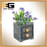 Mini Vintage Wood Garden Flower Planter Succulent Plants Desktop Storage Pot thumbnail-6