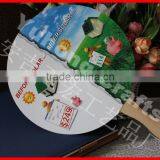 Wood Handle Paper Hand Held Fan thumbnail-3
