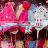 Lovely Design Hand Crochet Baby Earflap Hat