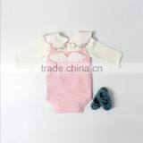 New Arrival Product Angel Wings Baby Knitted Romper for Winter and Autumn Wear thumbnail-3