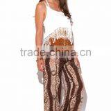 New Style Fashion Animal Print Boho Wide Leg Women's Pants thumbnail-3