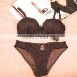 Ladies Hot Shock Absorber Women Open Cup Hot Sexy Lady Lace Bra thumbnail-3