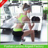 2016 Hot Sexy Woman Sport Top Fitness Running Gym Jogging Racerback Bra With Padded Underwear & Tennis Vest Crop Top thumbnail-3