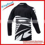 100%polyester Coolmax Downhill Mountain Bike Jersey thumbnail-6