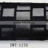 Fashion pu Leather Stitching Geometrica Zipper Wallet thumbnail-2